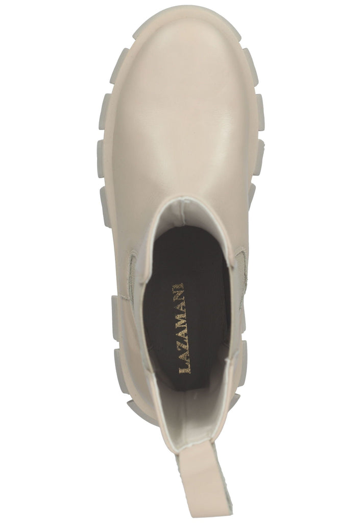 Lazamani Stiefelette Leder Beige