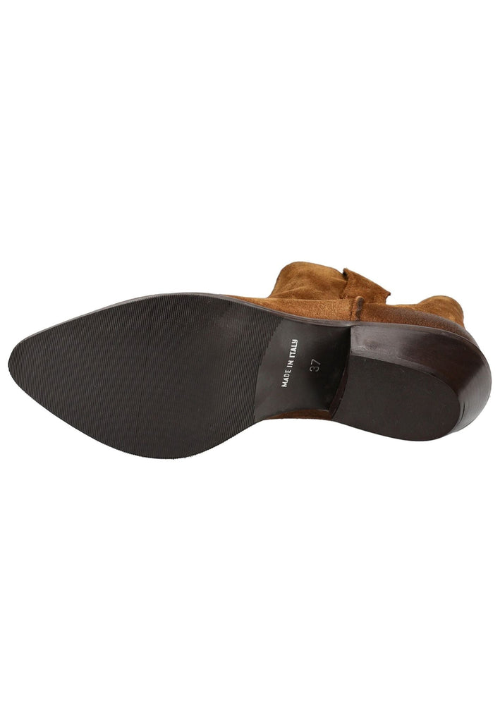 Lazamani Stiefelette Leder Cognac