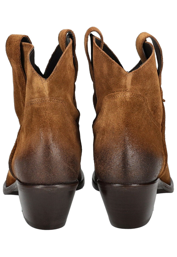 Lazamani Stiefelette Leder Cognac