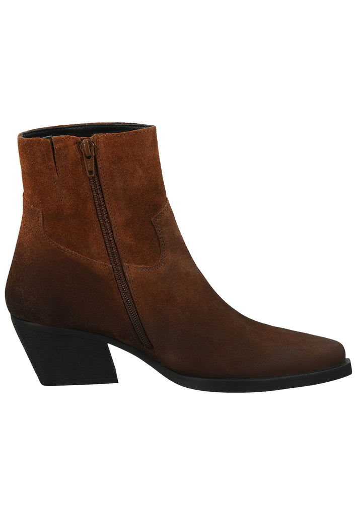 Lazamani Stiefelette Leder Cognac Warmfutter