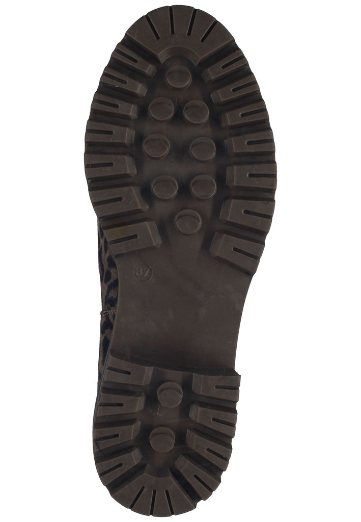 Lazamani Stiefelette Leder Leopard