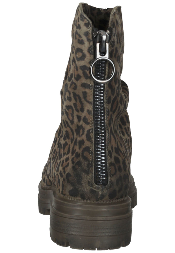 Lazamani Stiefelette Leder Leopard