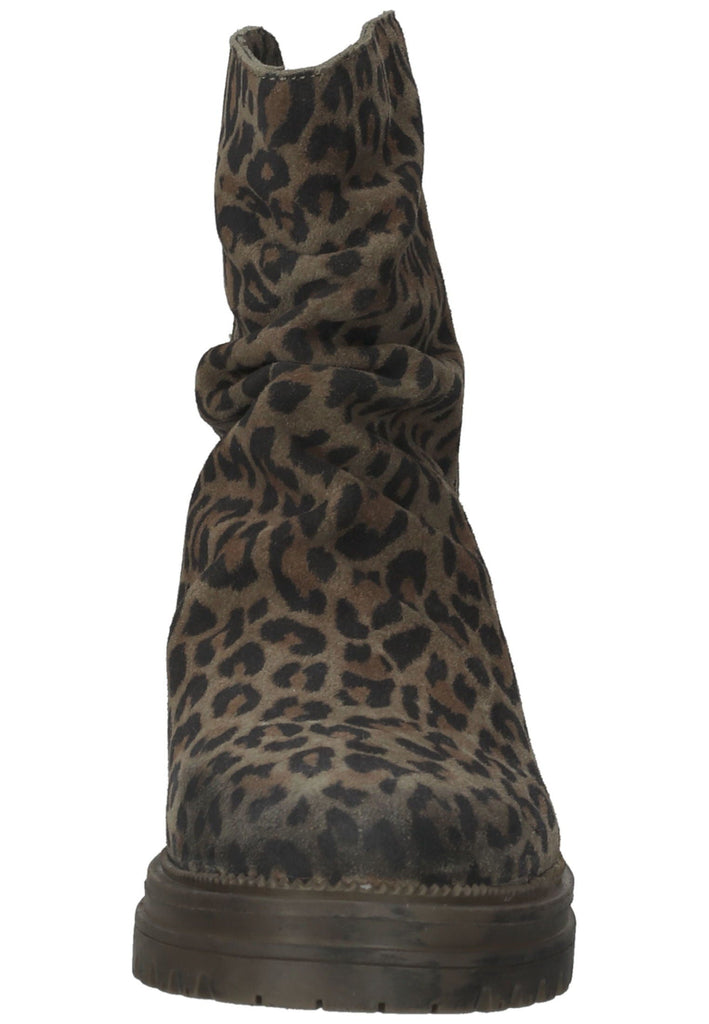 Lazamani Stiefelette Leder Leopard