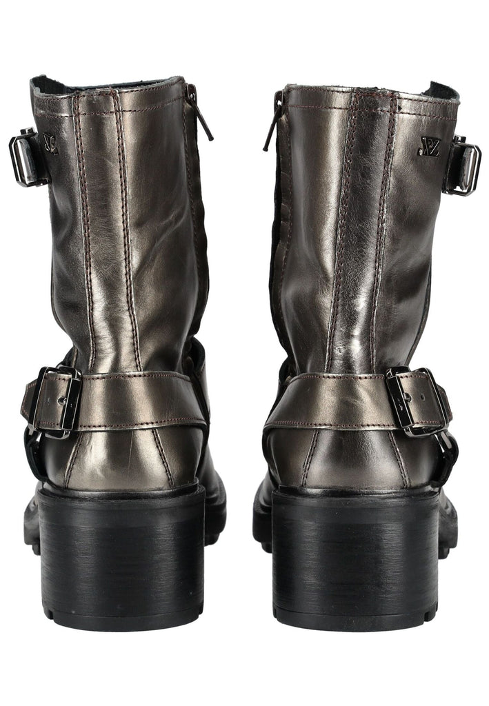 Lazamani Stiefelette Leder Pewter