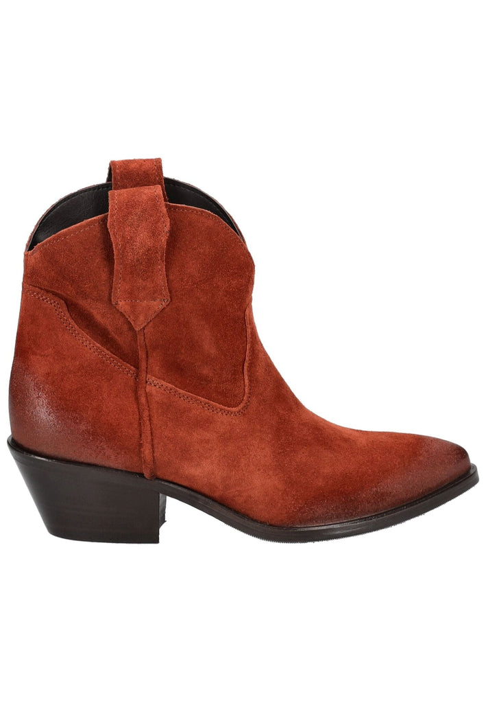 Lazamani Stiefelette Leder Rot