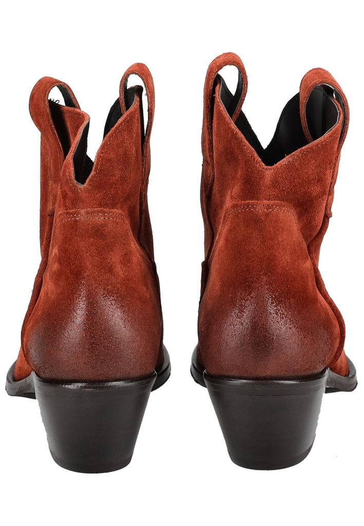 Lazamani Stiefelette Leder Rot