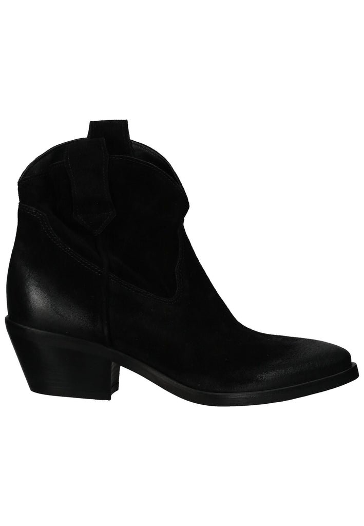 Lazamani Stiefelette Leder Schwarz