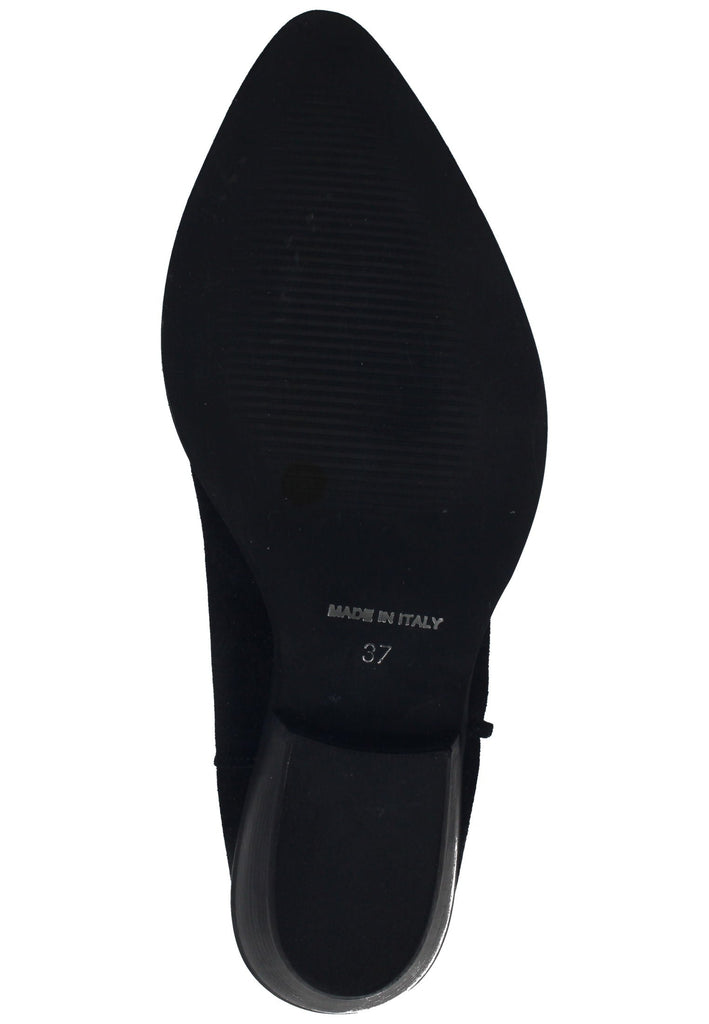 Lazamani Stiefelette Leder Schwarz