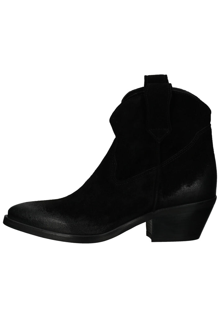 Lazamani Stiefelette Leder Schwarz