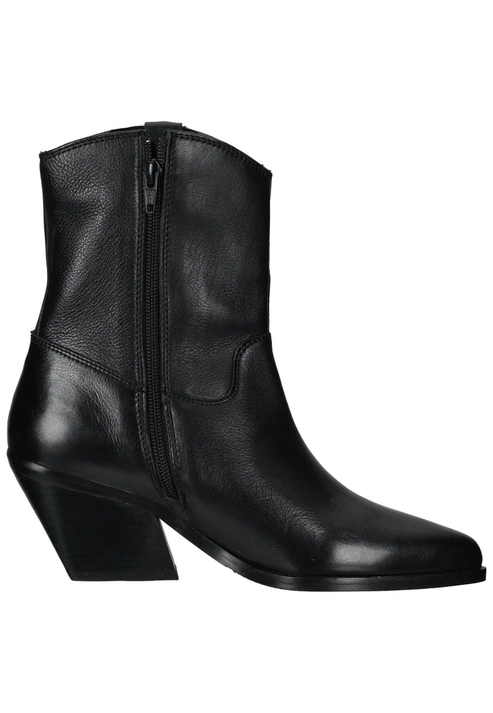 Lazamani Stiefelette Leder Schwarz