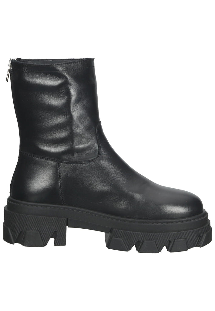 Lazamani Stiefelette Leder Schwarz