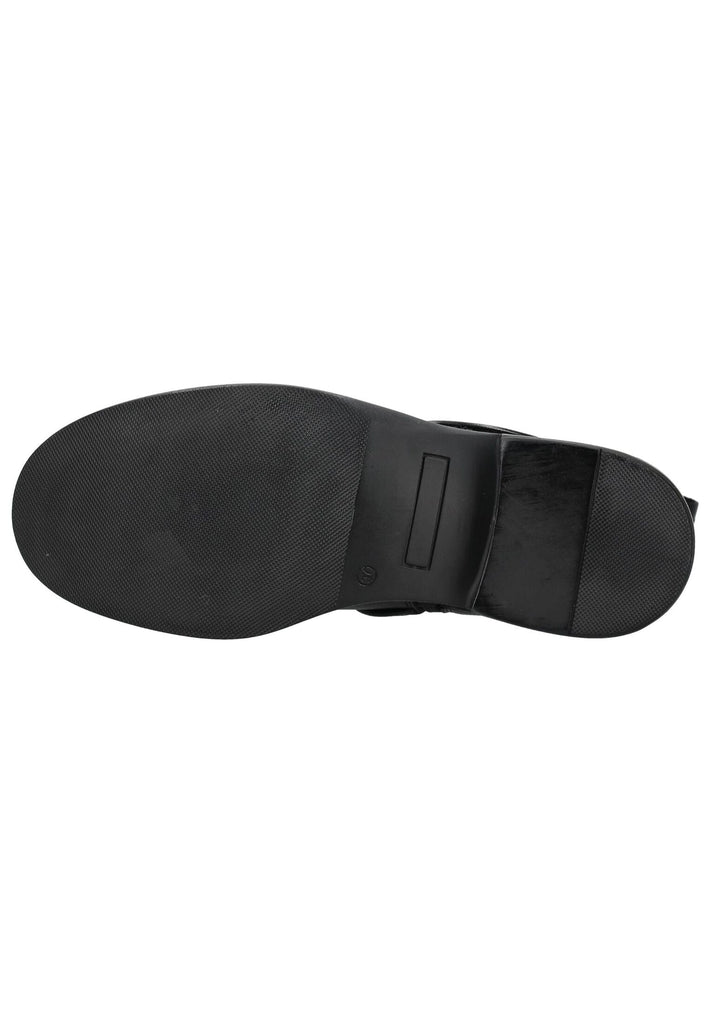 Lazamani Stiefelette Leder Schwarz