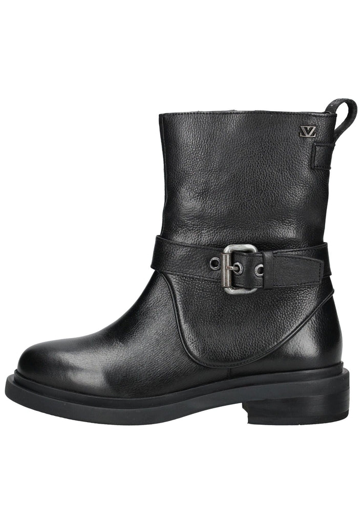 Lazamani Stiefelette Leder Schwarz