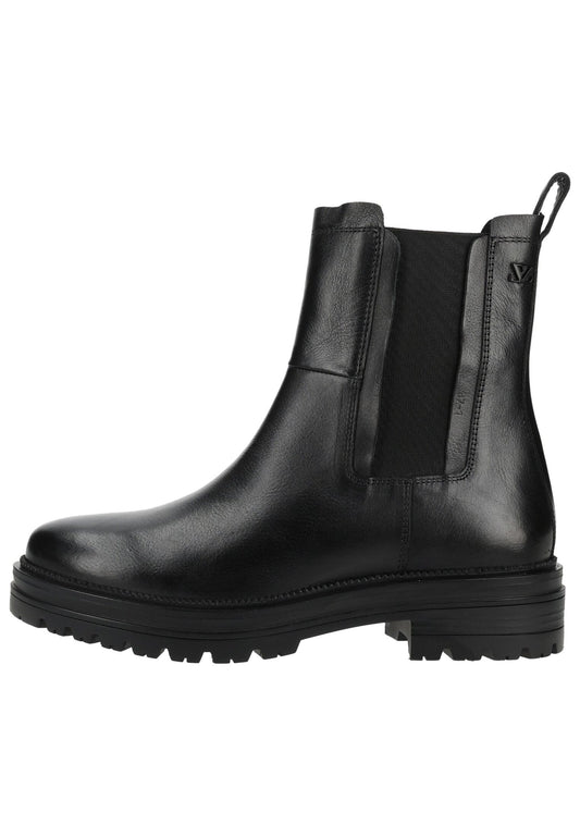 Lazamani Stiefelette Leder Schwarz