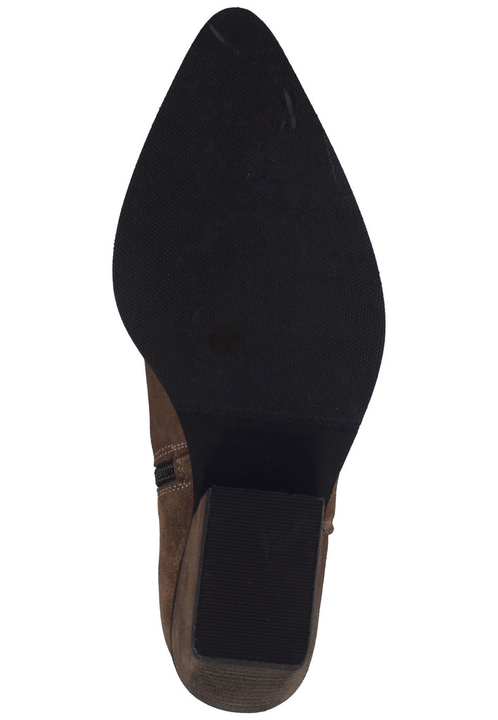 Lazamani Stiefelette Leder Taupe