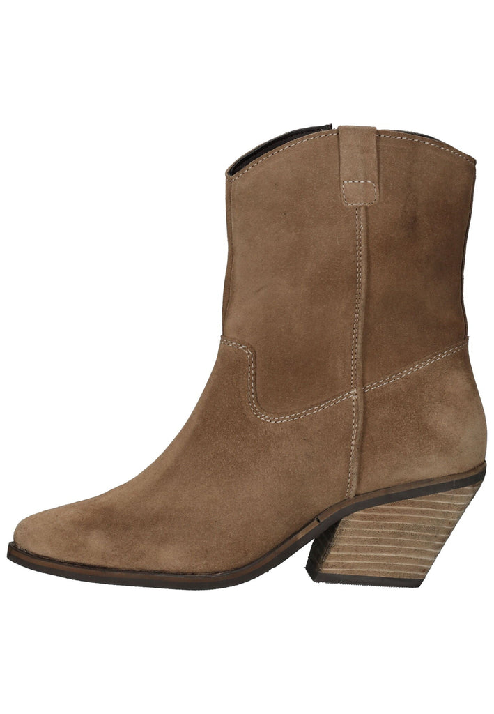 Lazamani Stiefelette Leder Taupe