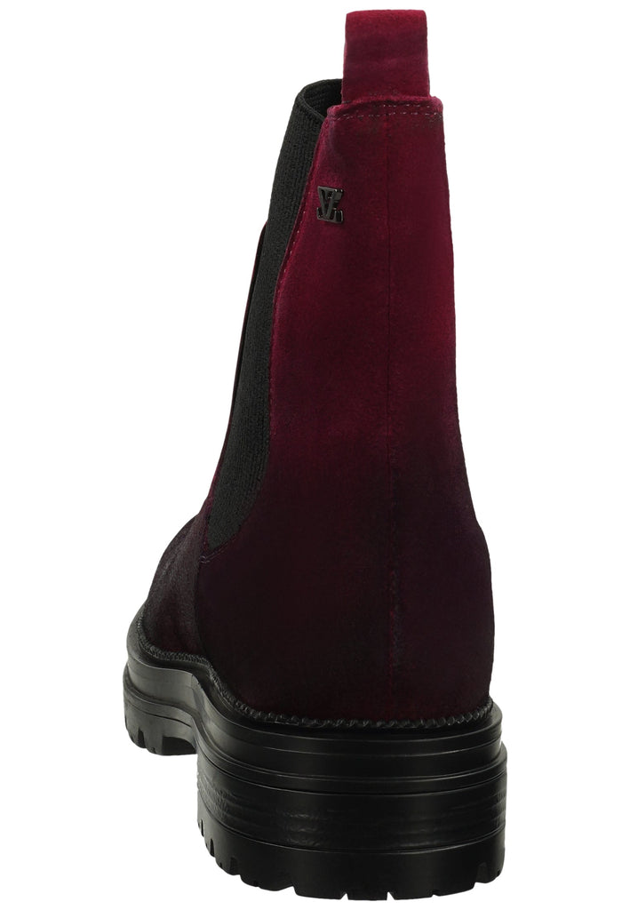 Lazamani Stiefelette Leder/Textil Fuchsia