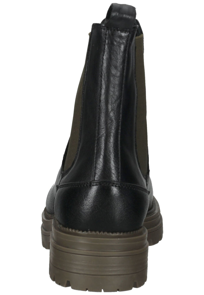 Lazamani Stiefelette Leder/Textil Khaki