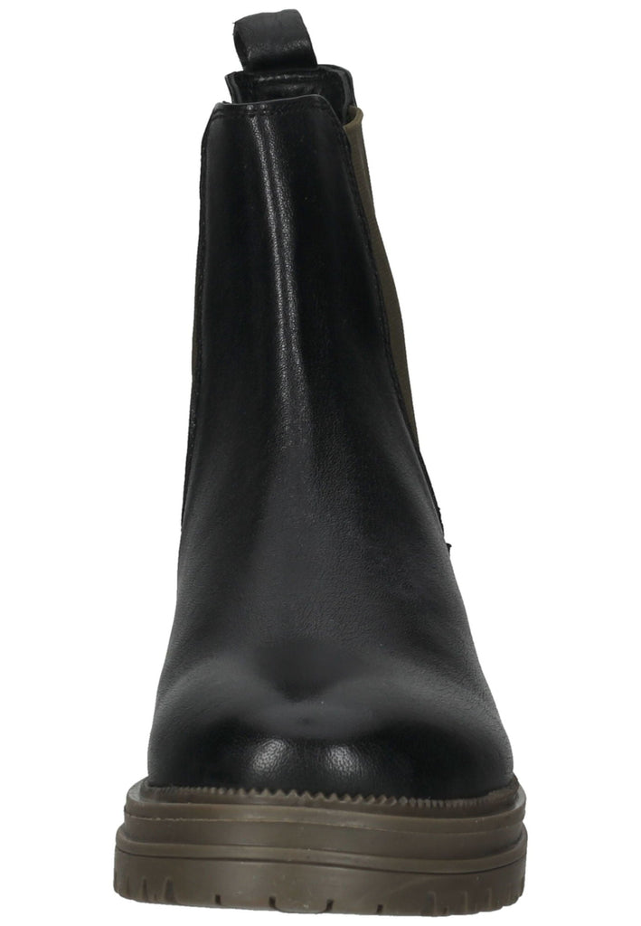 Lazamani Stiefelette Leder/Textil Khaki