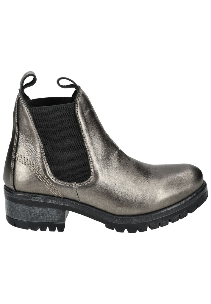 Lazamani Stiefelette Leder/Textil Pewter Warmfutter