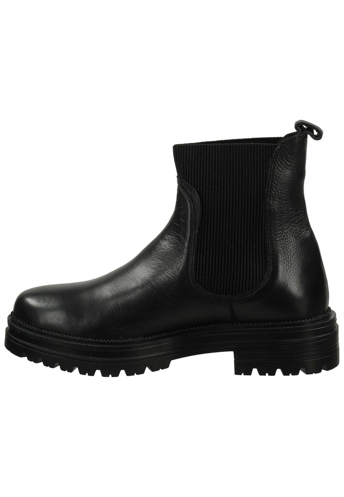 Lazamani Stiefelette Leder/Textil Schwarz