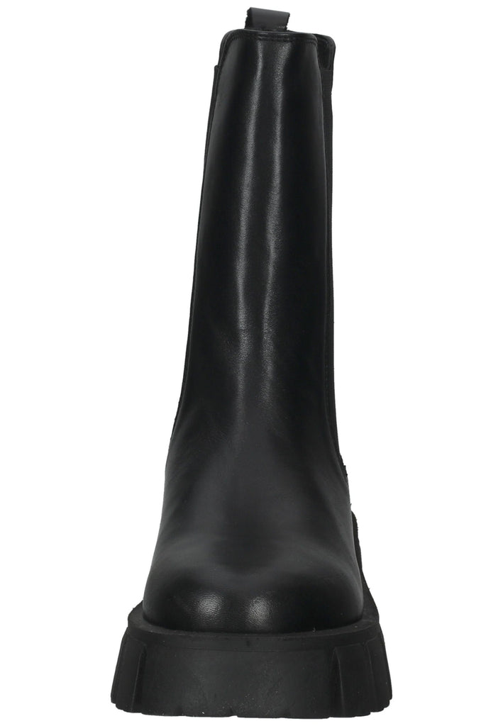 Lazamani Stiefelette Leder/Textil Schwarz