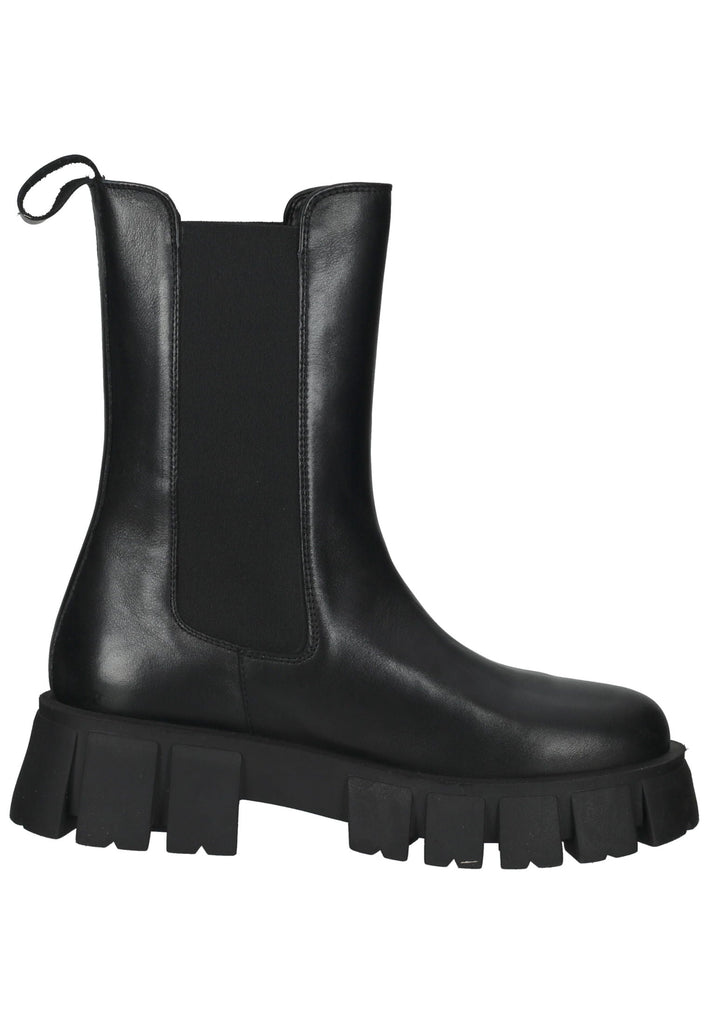 Lazamani Stiefelette Leder/Textil Schwarz