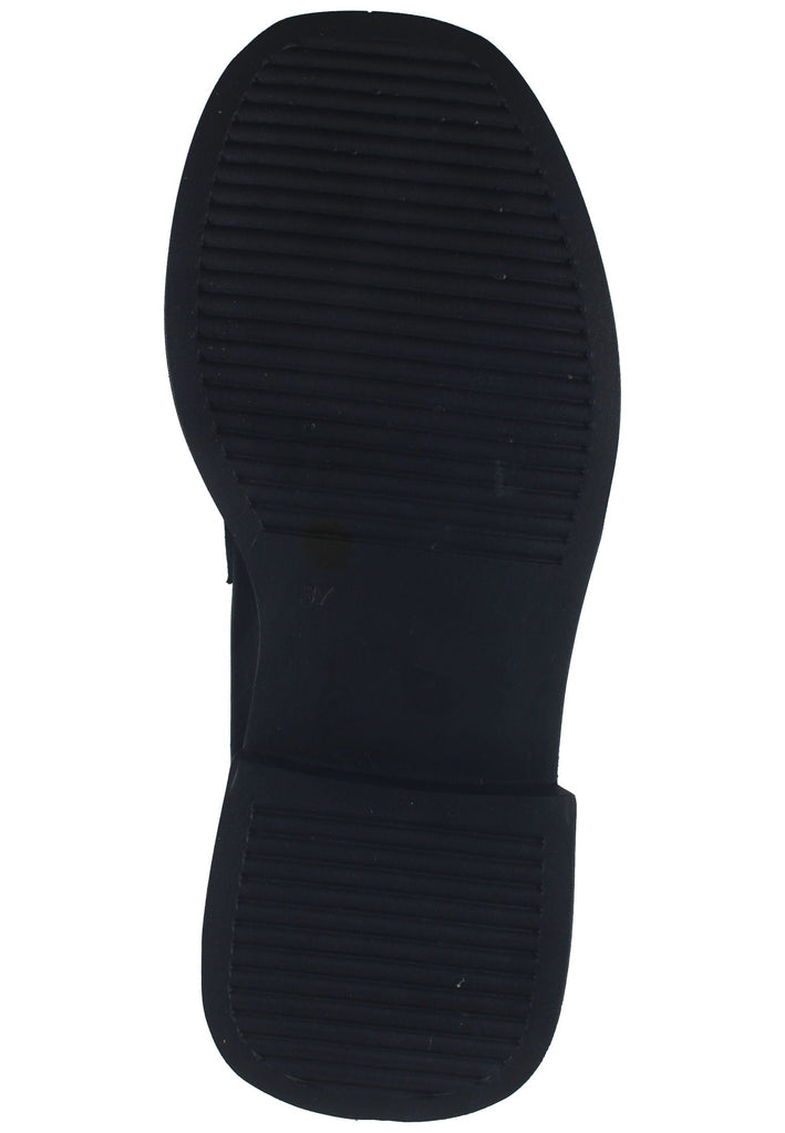 Lazamani Stiefelette Leder/Textil Schwarz