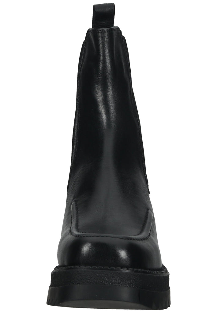 Lazamani Stiefelette Leder/Textil Schwarz