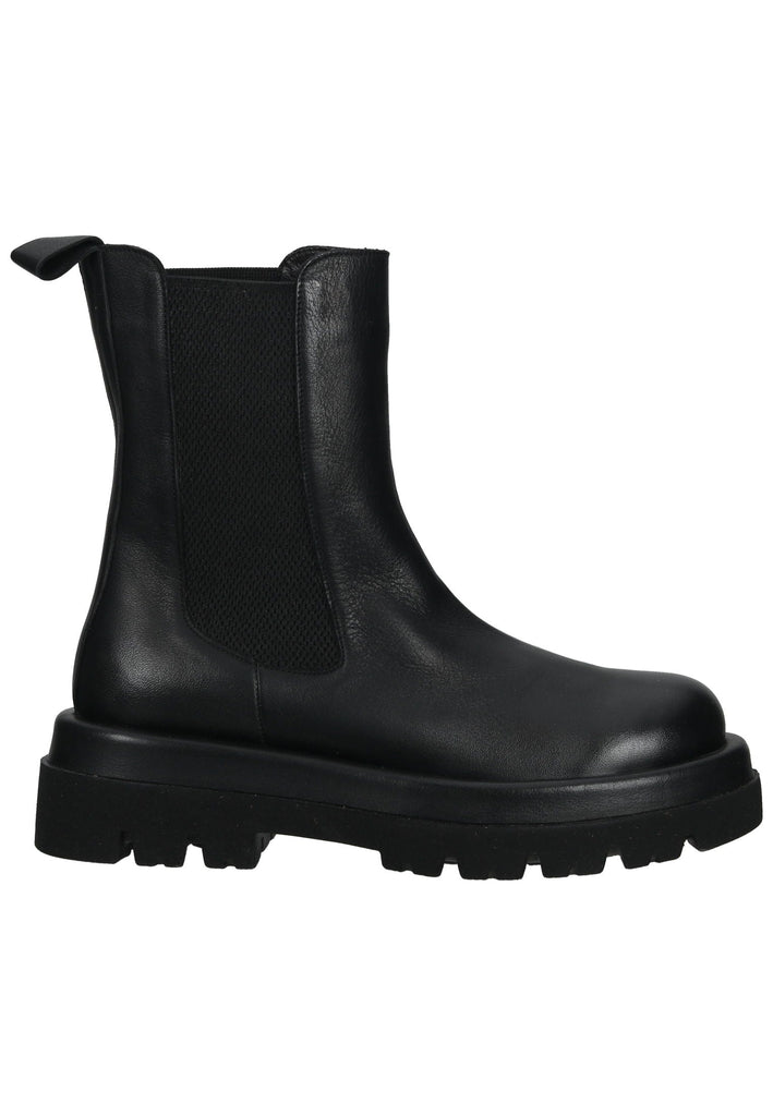 Lazamani Stiefelette Leder/Textil Schwarz