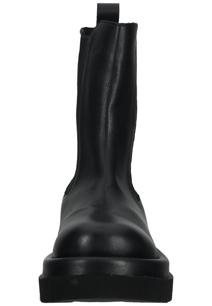 Lazamani Stiefelette Leder/Textil Schwarz