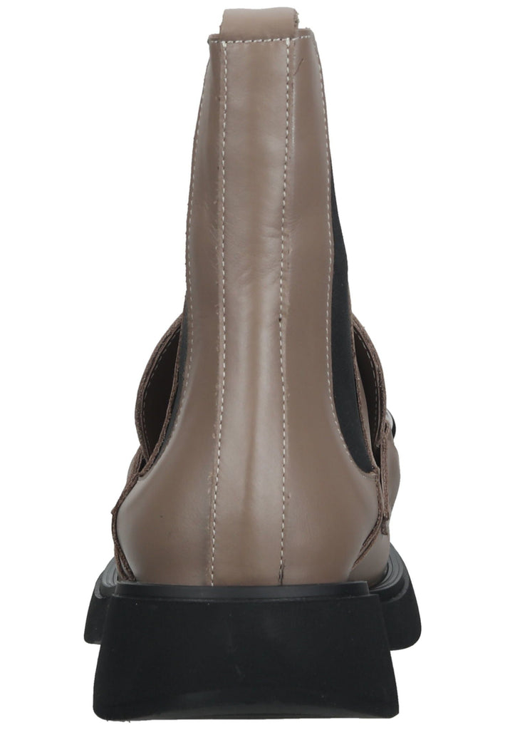 Lazamani Stiefelette Leder/Textil Taupe