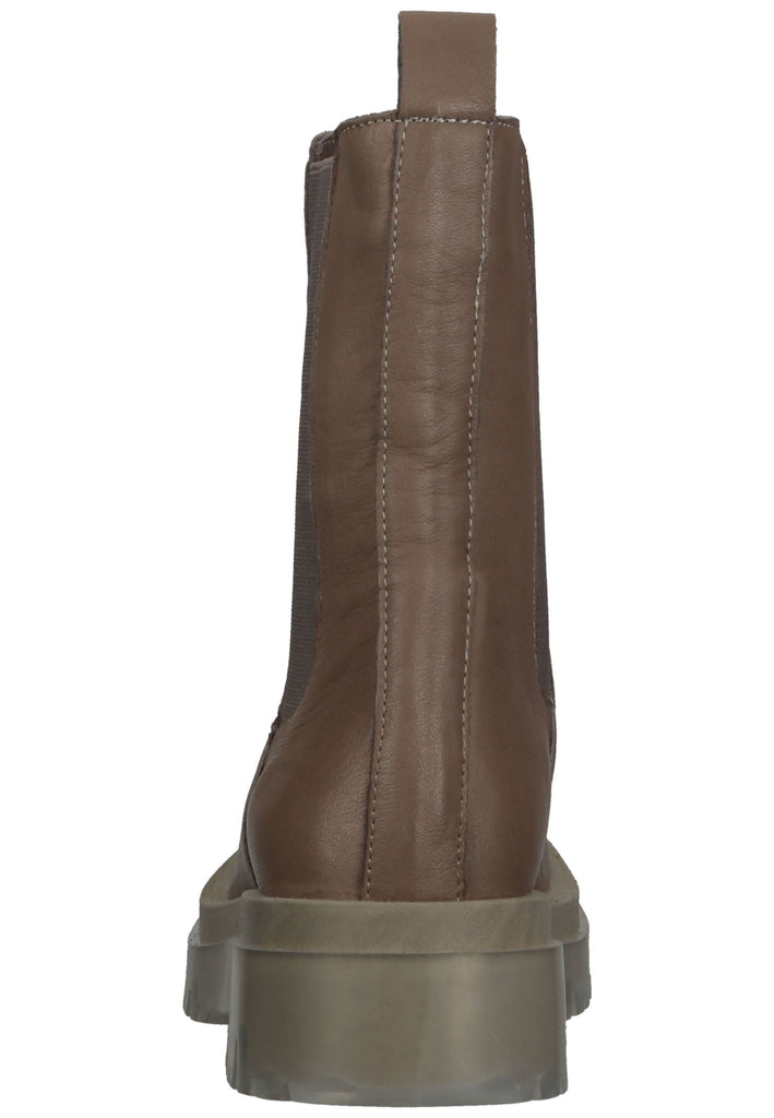 Lazamani Stiefelette Leder/Textil Taupe