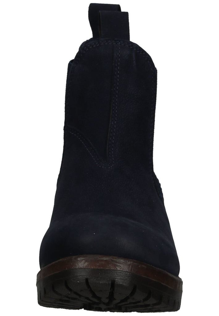 Lazamani Stiefelette Nubukleder/Textil Jeans