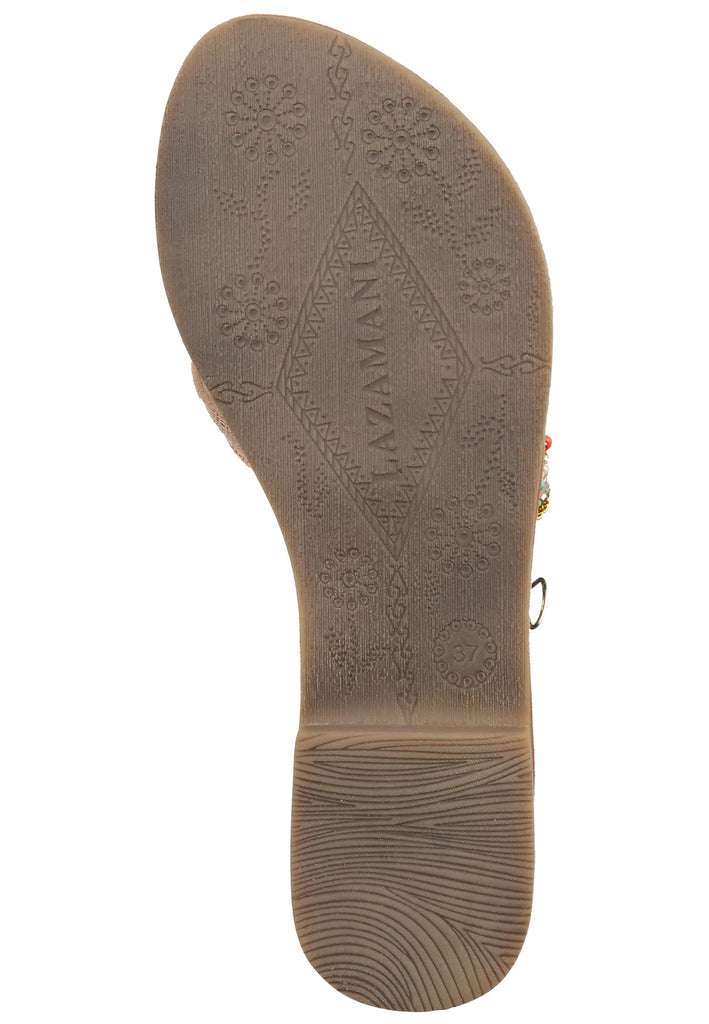 Lazamani Zehensteg Leder Blau