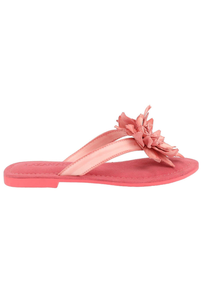 Lazamani Zehensteg Leder Coral