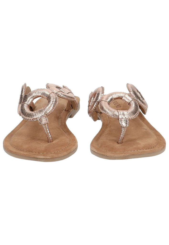 Lazamani Zehensteg Leder Peach