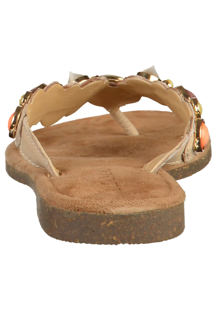 Lazamani Zehensteg Leder Peach