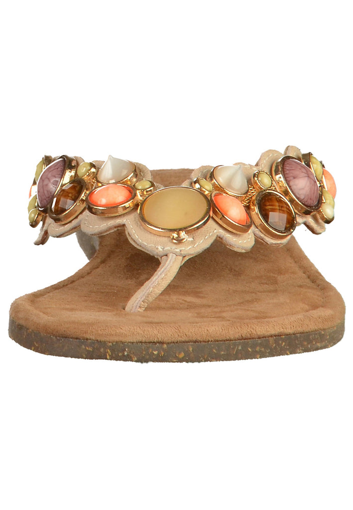 Lazamani Zehensteg Leder Peach