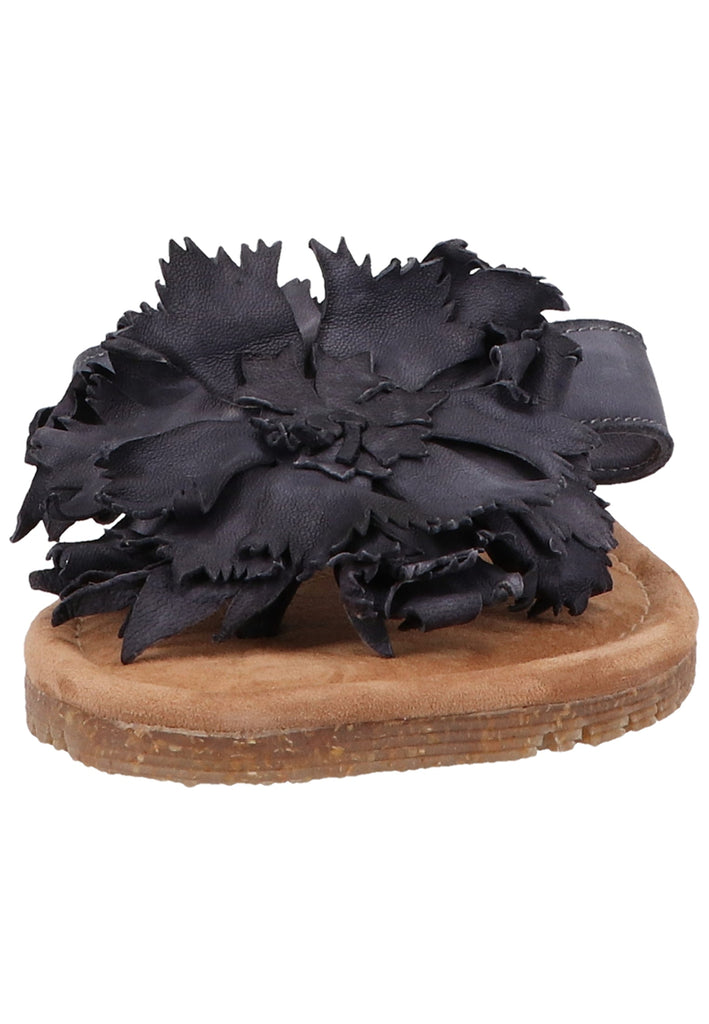 Lazamani Zehensteg Leder Schwarz