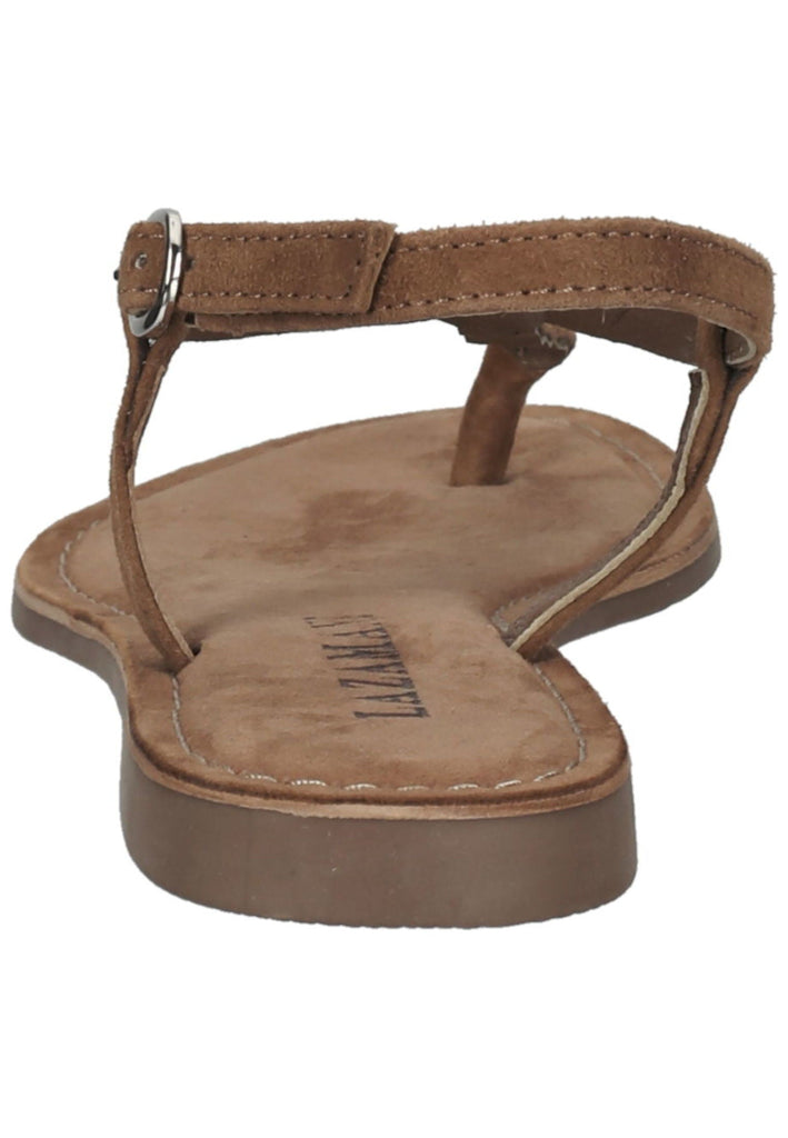 Lazamani Zehensteg Leder Taupe