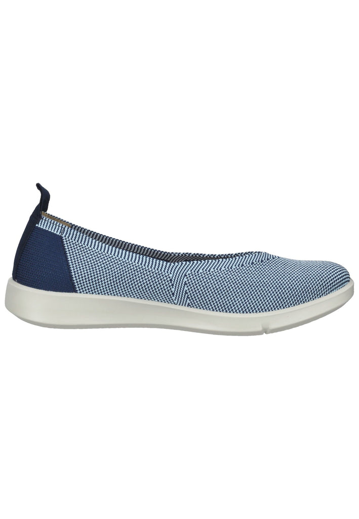 Legero Ballerinas Textil Blau/Weiß