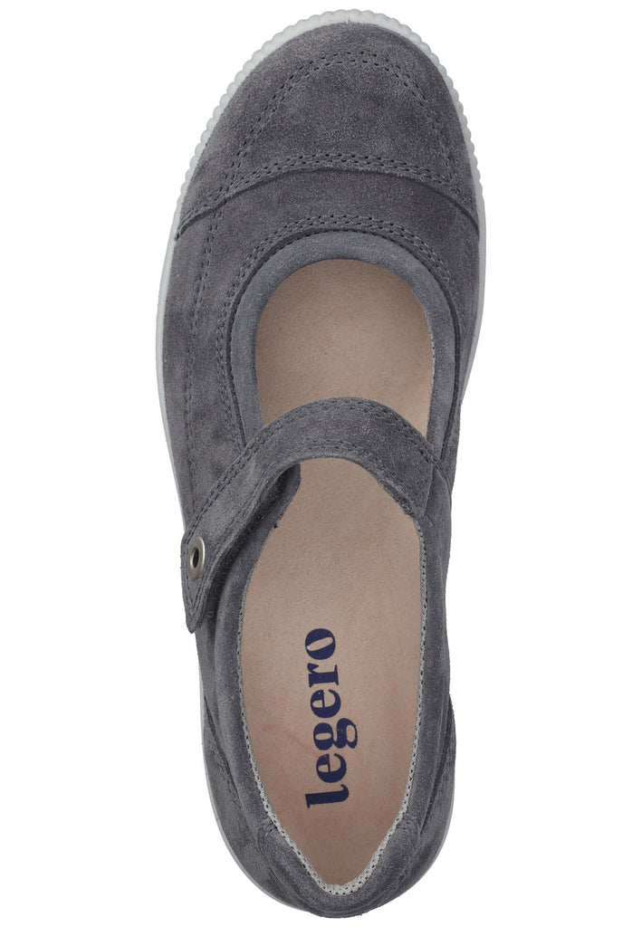 Legero Ballerinas Veloursleder Grau