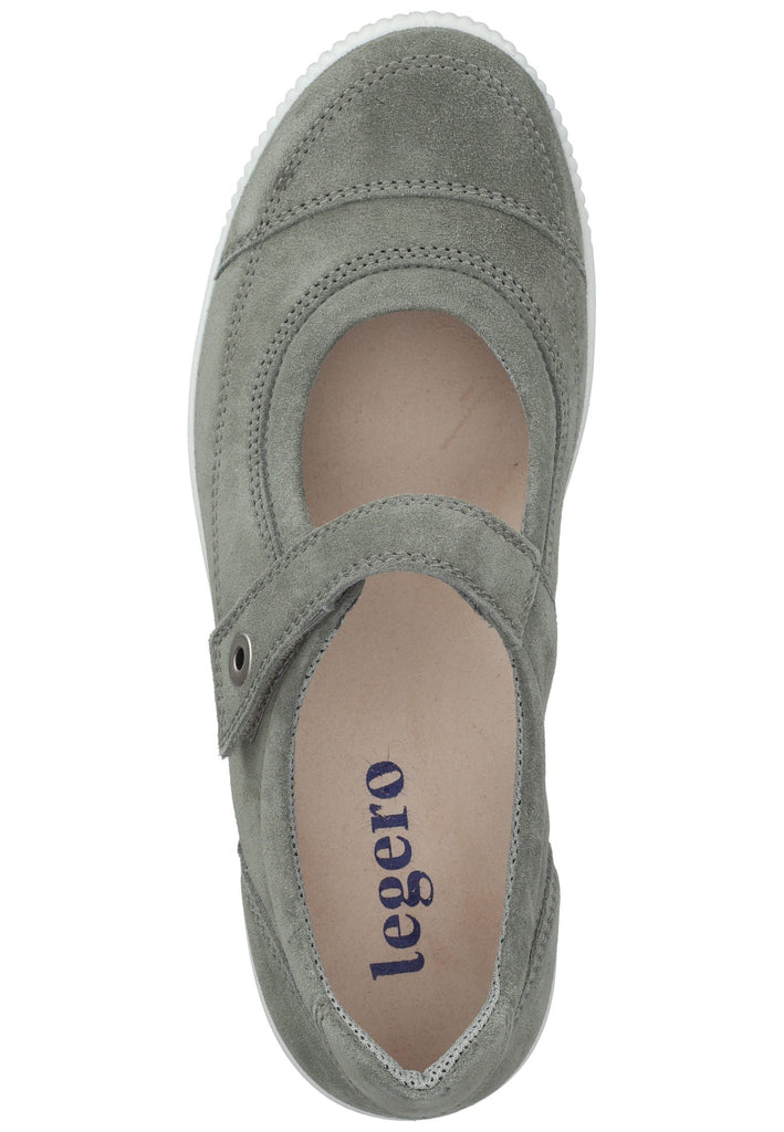 Legero Ballerinas Veloursleder Grün