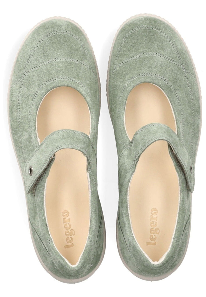 Legero Ballerinas Veloursleder Mint
