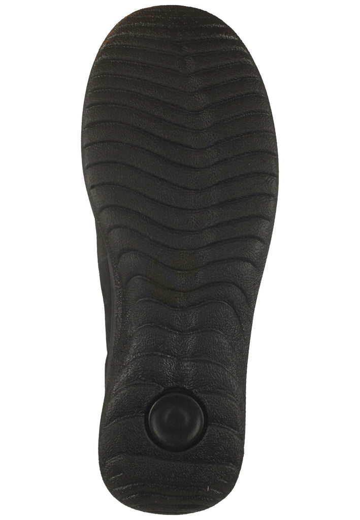 Legero Halbschuhe Leder/Textil Schwarz/Schwarz