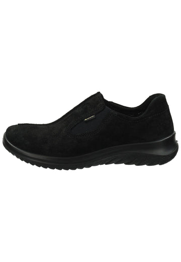 Legero Halbschuhe Leder/Textil Schwarz/Schwarz