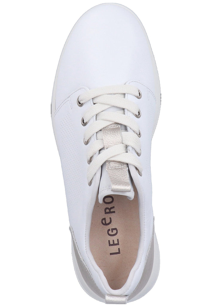 Legero Halbschuhe Nappaleder Weiß