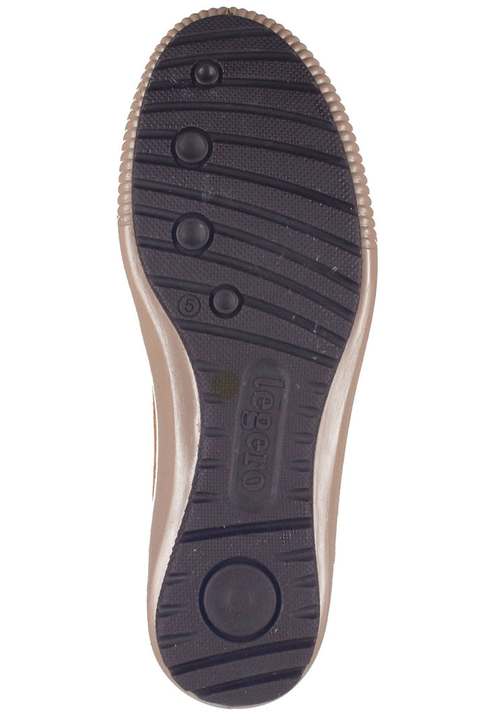 Legero Halbschuhe Veloursleder Cuoio