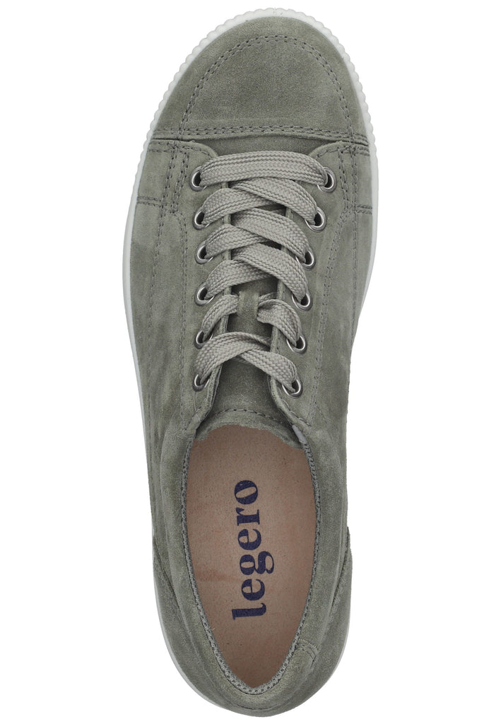 Legero Halbschuhe Veloursleder Grün